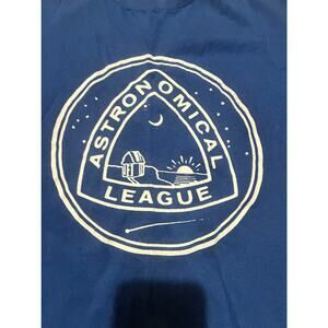Vintage Astronomical League T-Shirt Medium Blue USA
